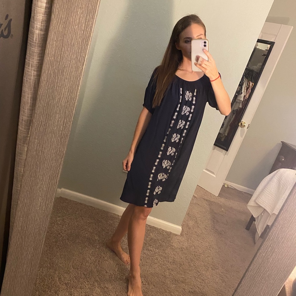 Loft outlet navy dress